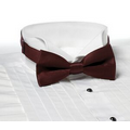 Maroon Banded Bow Tie